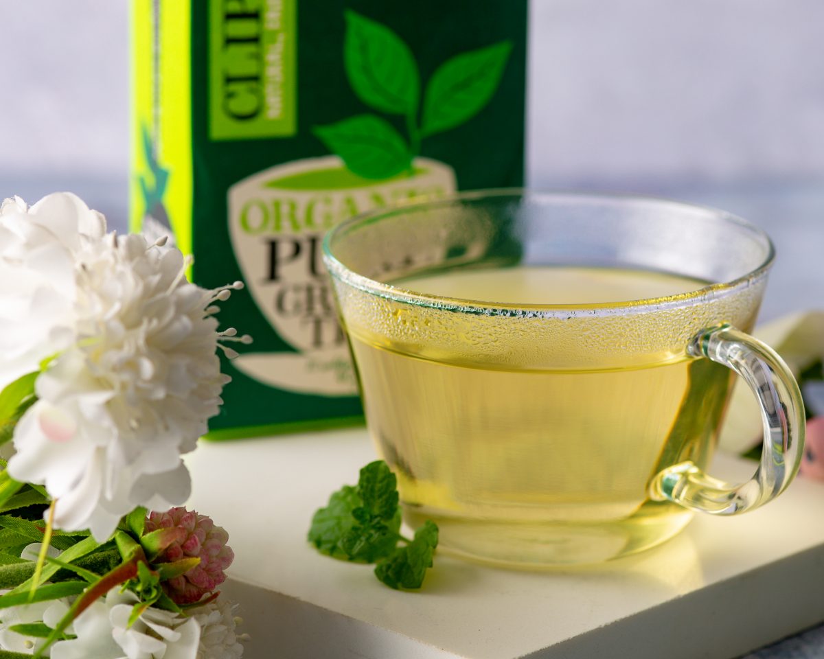 Pure and clear Clipper green tea